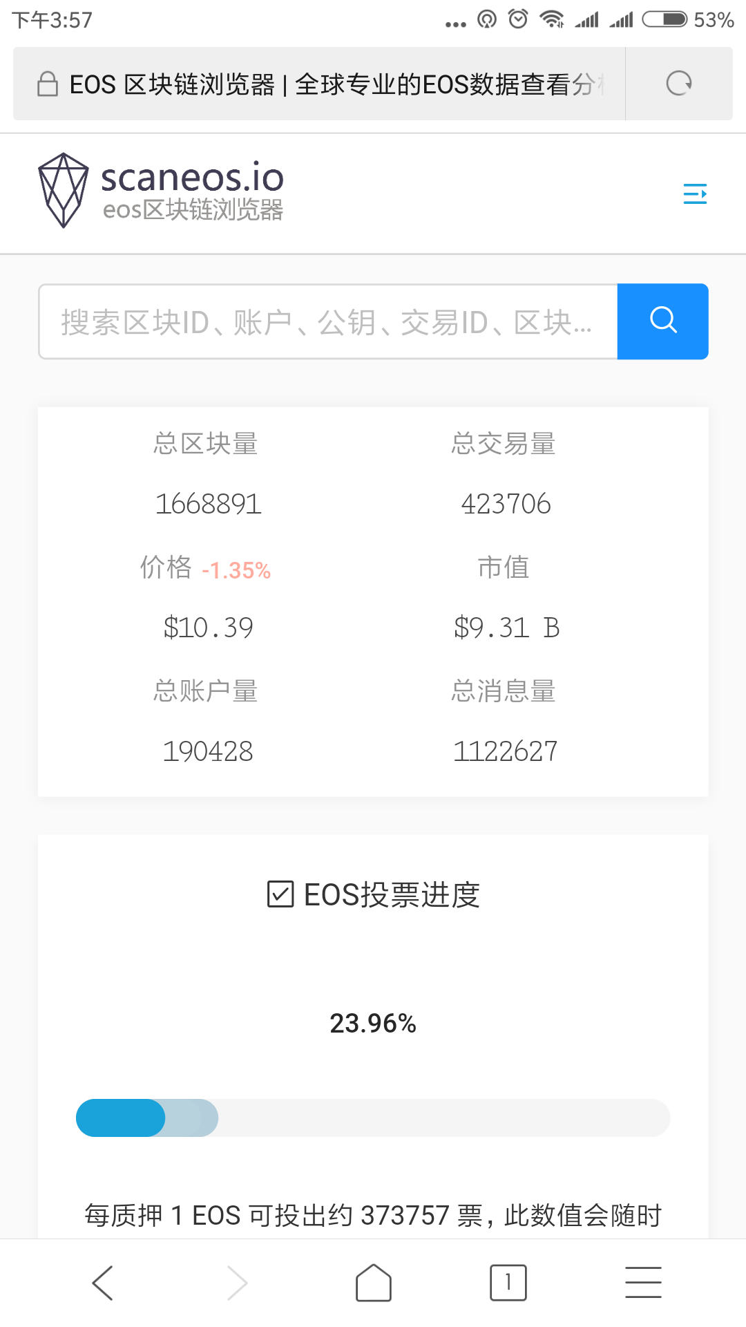 EOS区块链浏览器，数字世界的探索门户